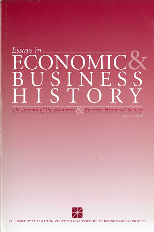 Essays in Economic & Business History 2007