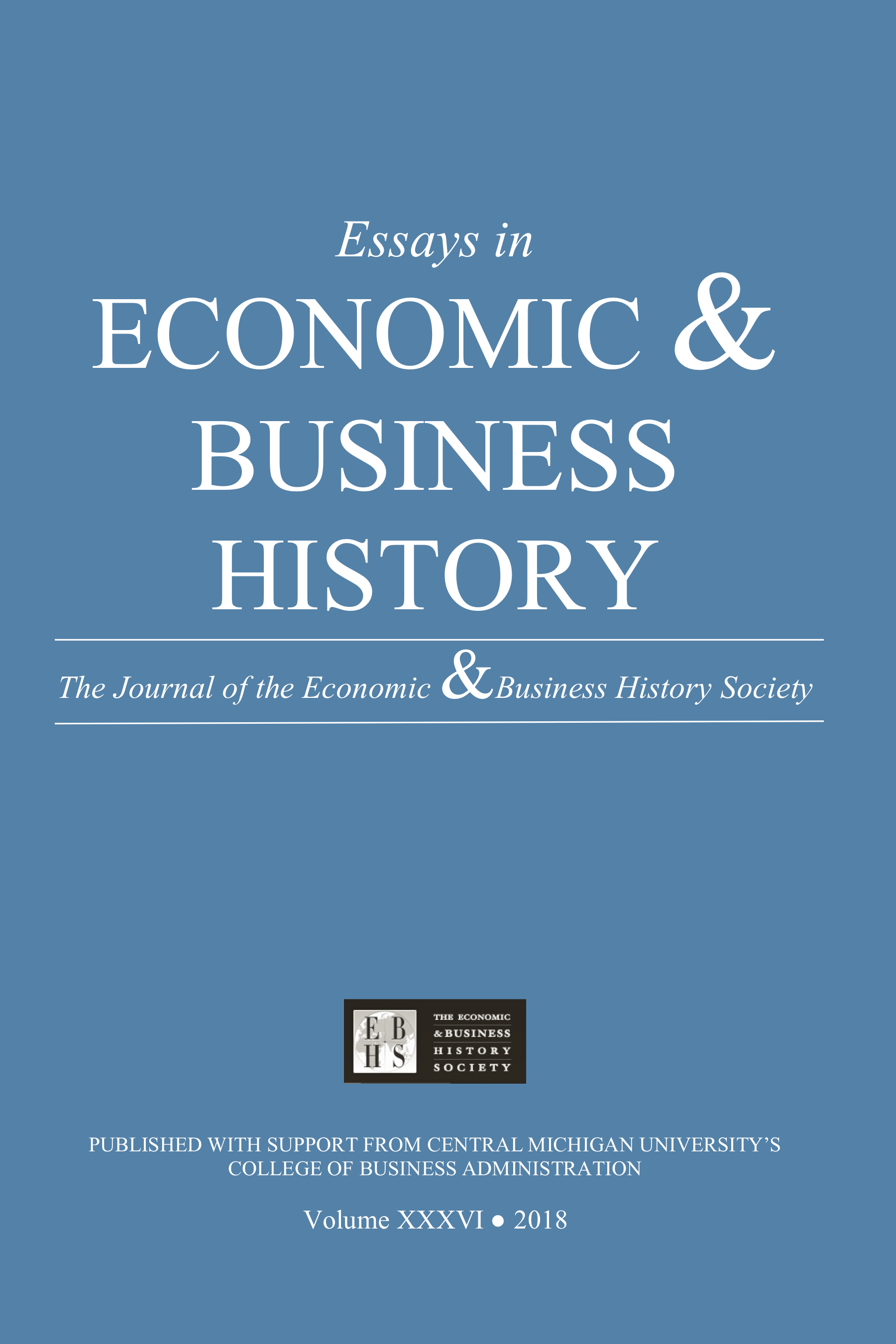 Essays in Economic & Business History 2018